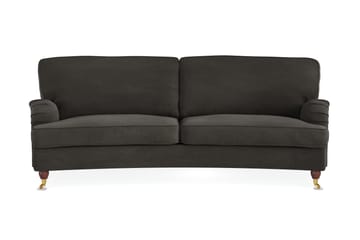 Howard Lyx 3-seters Svunget Manchestersofa - Mørk grå - Møbler - Sofaer - Howard-sofaer