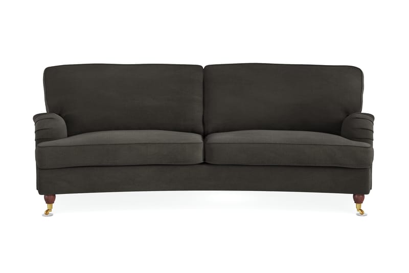 Howard Lyx 3-seters Svunget Manchestersofa - Mørk grå - Møbler - Sofaer - Howard-sofaer