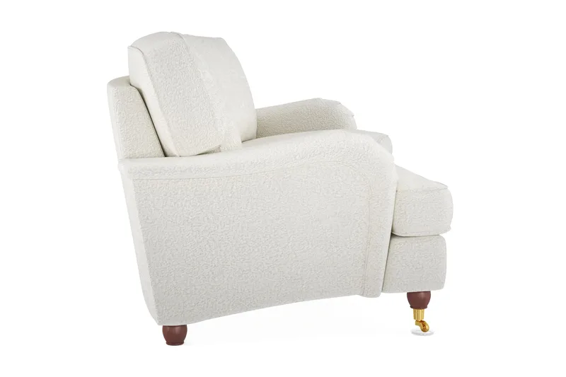 Howard Lyx 3-seters Svunget Sofa i Bouclé - Hvit - Møbler - Sofaer - Howard-sofaer