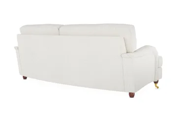 Howard Lyx 3-seters Svunget Sofa i Bouclé - Hvit - Møbler - Sofaer - Howard-sofaer