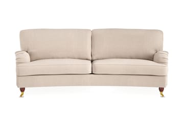 Howard Lyx 3-seters Svunget Stoffsofa - Beige - Møbler - Sofaer - Howard-sofaer