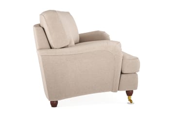 Howard Lyx 3-seters Svunget Stoffsofa - Beige - Møbler - Sofaer - Howard-sofaer