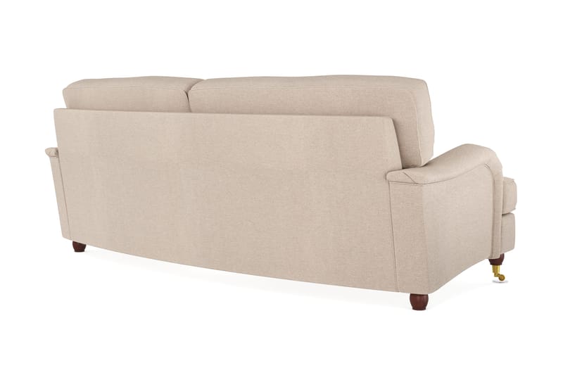 Howard Lyx 3-seters Svunget Stoffsofa - Beige - Møbler - Sofaer - Howard-sofaer