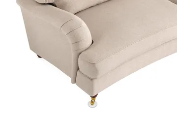 Howard Lyx 3-seters Svunget Stoffsofa - Beige - Møbler - Sofaer - Howard-sofaer
