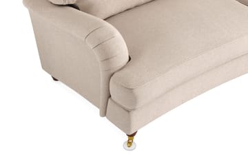 Howard Lyx 3-seters Svunget Stoffsofa - Beige - Møbler - Sofaer - Howard-sofaer
