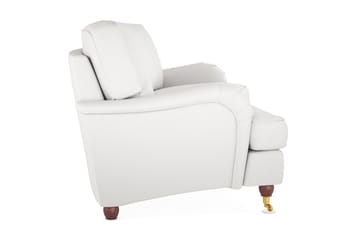 Howard Lyx 3-seters Svunget Stoffsofa - Hvit - Møbler - Sofaer - Howard-sofaer