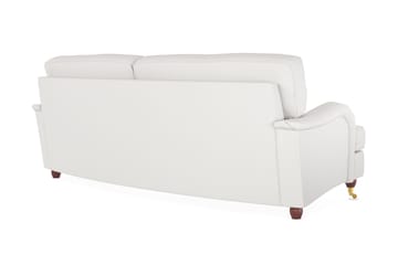 Howard Lyx 3-seters Svunget Stoffsofa - Hvit - Møbler - Sofaer - Howard-sofaer