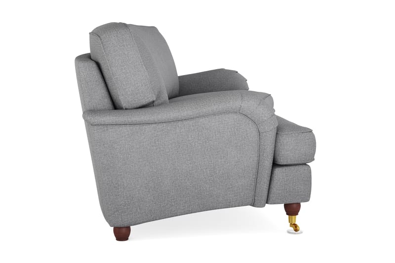 Howard Lyx 3-seters Svunget Stoffsofa - Lys grå - Møbler - Sofaer - Howard-sofaer