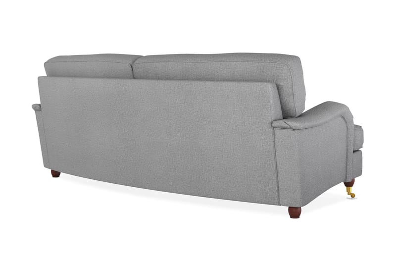 Howard Lyx 3-seters Svunget Stoffsofa - Lys grå - Møbler - Sofaer - Howard-sofaer