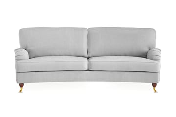 Howard Lyx 3-seters Svunget Stoffsofa - Lys grå - Møbler - Sofaer - Howard-sofaer