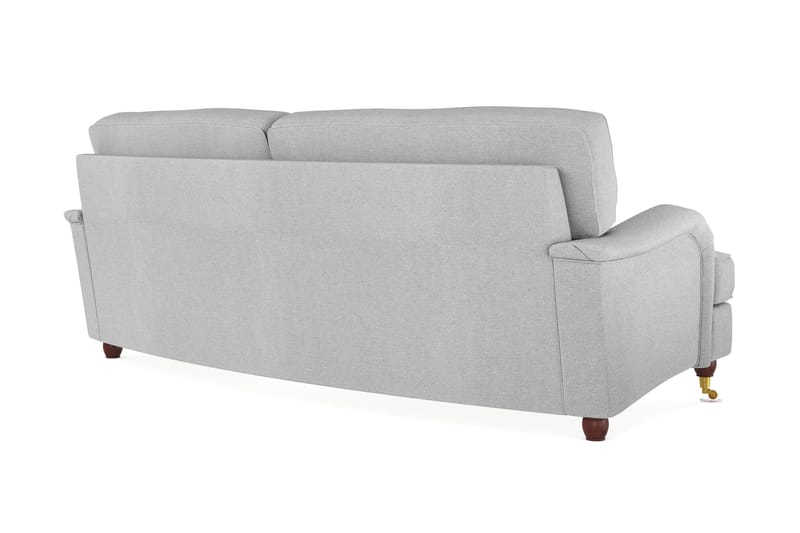 Howard Lyx 3-seters Svunget Stoffsofa - Lys grå - Møbler - Sofaer - Howard-sofaer