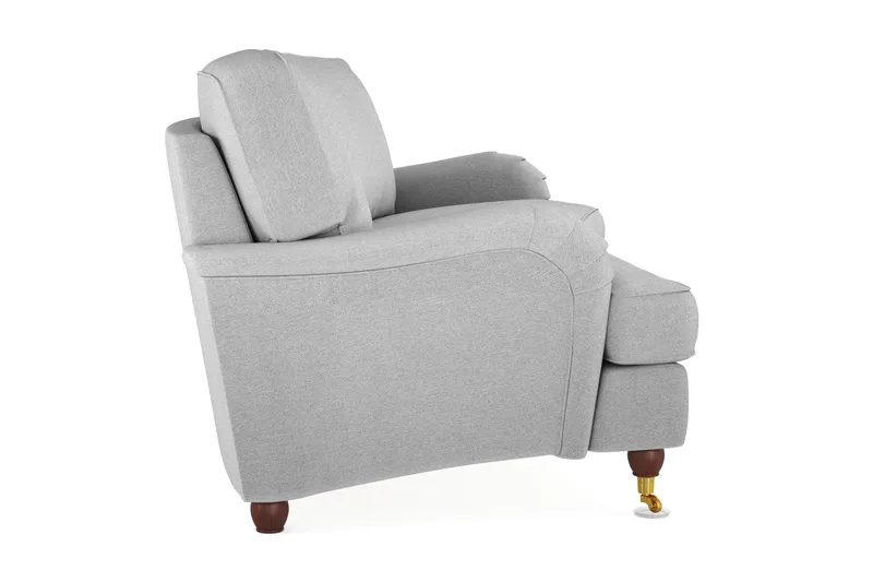 Howard Lyx 3-seters Svunget Stoffsofa - Lys grå - Møbler - Sofaer - Howard-sofaer