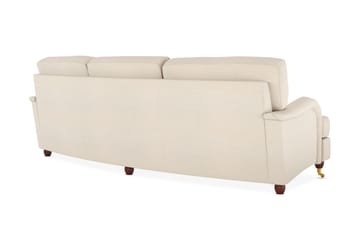 Howard Lyx 4-seters Bueformet Stoffsofa - Beige - Møbler - Sofaer - Howard-sofaer