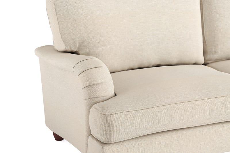 Howard Lyx 4-seters Bueformet Stoffsofa - Beige - Møbler - Sofaer - Howard-sofaer