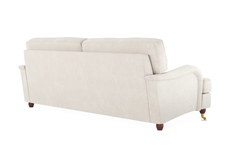Howard Lyx 4-seters Fløyelssofa - Kremhvit - Møbler - Sofaer - Howard-sofaer