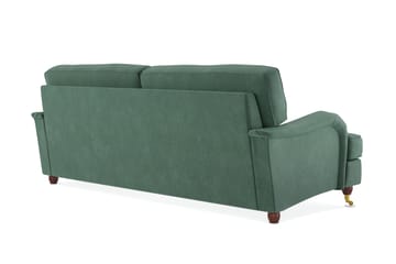 Howard Lyx 4-seters Fløyelssofa - Mørk grønn - Møbler - Sofaer - Howard-sofaer