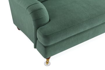 Howard Lyx 4-seters Fløyelssofa - Mørk grønn - Møbler - Sofaer - Howard-sofaer