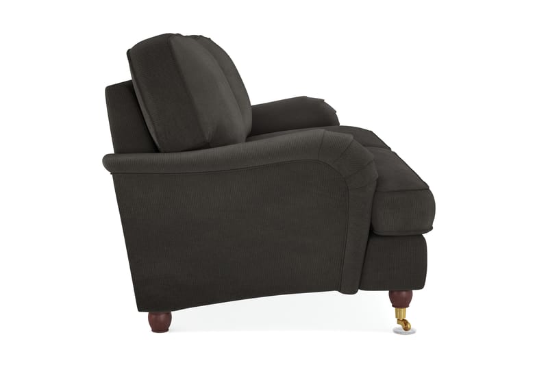 Howard Lyx 4-seters Manchestersofa - Mørk grå - Møbler - Sofaer - Howard-sofaer