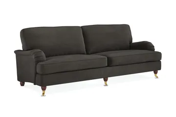 Howard Lyx 4-seters Manchestersofa - Mørk grå - Møbler - Sofaer - Howard-sofaer