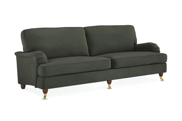 Howard Lyx 4-seters Manchestersofa - Mørk grønn - Møbler - Sofaer - Howard-sofaer