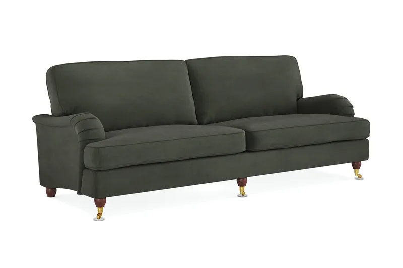 Howard Lyx 4-seters Manchestersofa - Mørk grønn - Møbler - Sofaer - Howard-sofaer