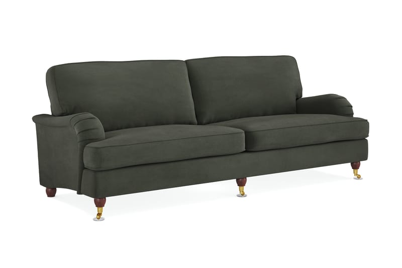 Howard Lyx 4-seters Manchestersofa - Mørk grønn - Møbler - Sofaer - Howard-sofaer