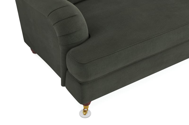 Howard Lyx 4-seters Manchestersofa - Mørk grønn - Møbler - Sofaer - Howard-sofaer
