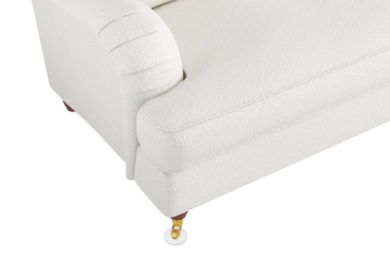 Howard Lyx 4-seters Sofa i Bouclé - Hvit - Møbler - Sofaer - Howard-sofaer