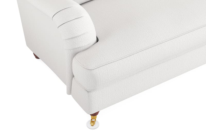 Howard Lyx 4-seters Stoffsofa - Hvit - Møbler - Sofaer - Howard-sofaer