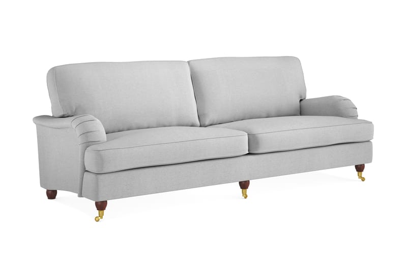 Howard Lyx 4-seters Stoffsofa - Lys grå - Møbler - Sofaer - Howard-sofaer