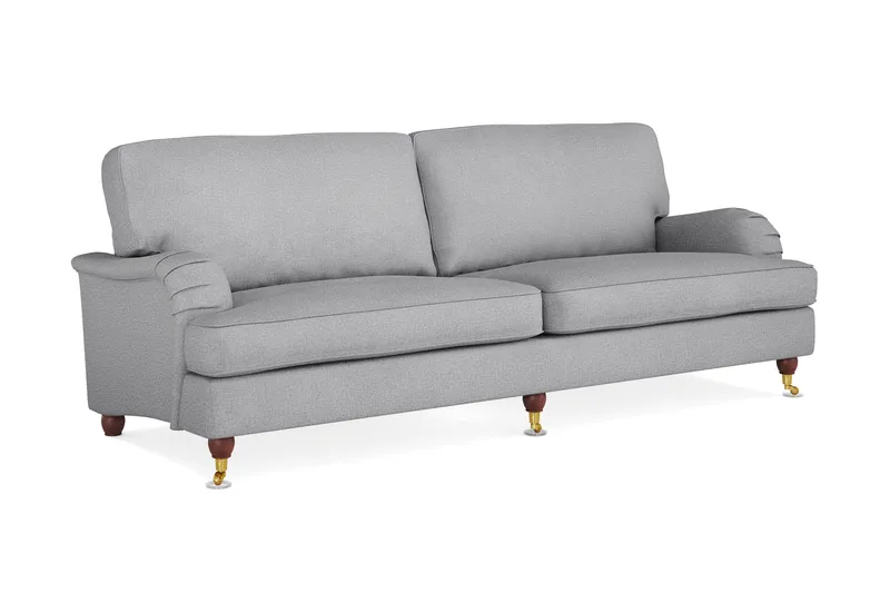 Howard Lyx 4-seters Stoffsofa - Lys grå - Møbler - Sofaer - Howard-sofaer