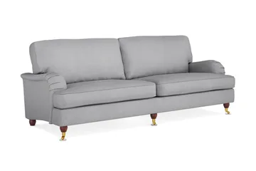 Howard Lyx 4-seters Stoffsofa - Lys grå - Møbler - Sofaer - Howard-sofaer
