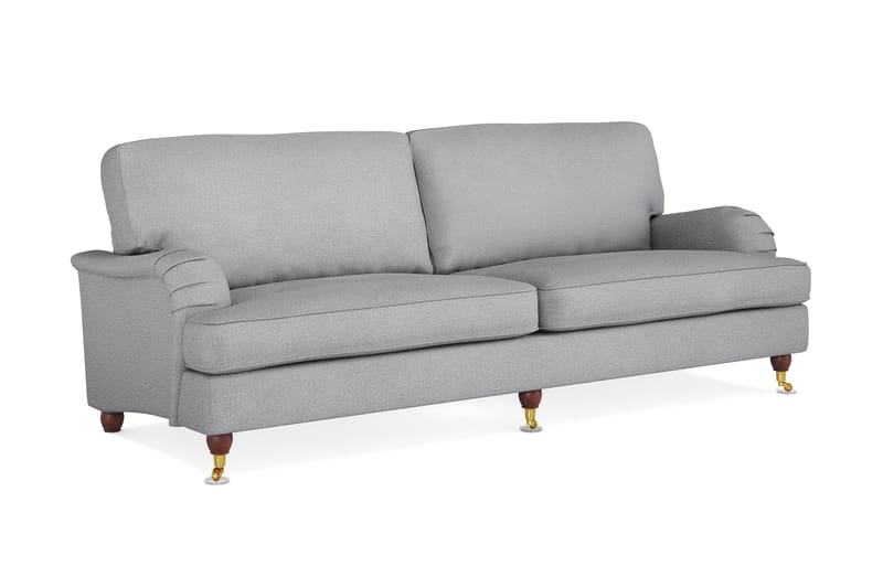 Howard Lyx 4-seters Stoffsofa - Lys grå - Møbler - Sofaer - Howard-sofaer