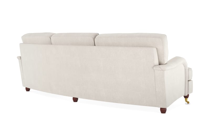 Howard Lyx 4-seters Svunget Fl�øyelssofa - Kremhvit - Møbler - Sofaer - Howard-sofaer