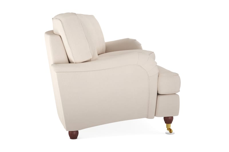 Howard Lyx 4-seters Svunget Manchestersofa - Beige - Møbler - Sofaer - Howard-sofaer