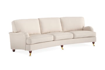 Howard Lyx 4-seters Svunget Manchestersofa - Beige - Møbler - Sofaer - Howard-sofaer