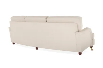 Howard Lyx 4-seters Svunget Manchestersofa - Beige - Møbler - Sofaer - Howard-sofaer