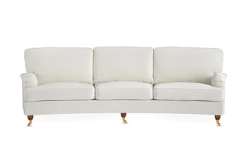 Howard Lyx 4-seters Svunget Sofa i Bouclé - Hvit - Møbler - Sofaer - Howard-sofaer