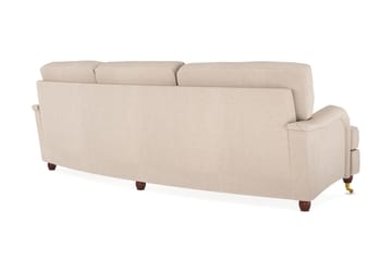 Howard Lyx 4-seters Svunget Stoffsofa - Beige - Møbler - Sofaer - Howard-sofaer