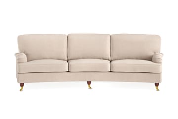Howard Lyx 4-seters Svunget Stoffsofa - Beige - Møbler - Sofaer - Howard-sofaer