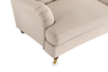 Howard Lyx 4-seters Svunget Stoffsofa - Beige - Møbler - Sofaer - Howard-sofaer