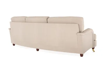 Howard Lyx 4-seters Svunget Stoffsofa - Beige - Møbler - Sofaer - Howard-sofaer