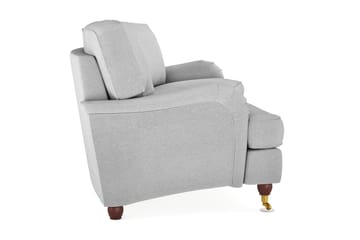 Howard Lyx 4-seters Svunget Stoffsofa - Lys grå - Møbler - Sofaer - Howard-sofaer