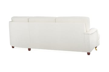 Howard Lyx 6-seters Høyrevendt L-formet Hjørnesofa i Bouclé - Hvit - Møbler - Sofaer - Howard-sofaer
