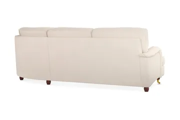 Howard Lyx 6-seters Høyrevendt L-formet Hjørnesofa i Manchester - Beige - Møbler - Sofaer - Howard-sofaer