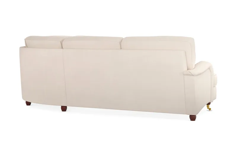 Howard Lyx 6-seters Høyrevendt L-formet Hjørnesofa i Manchester - Beige - Møbler - Sofaer - Howard-sofaer