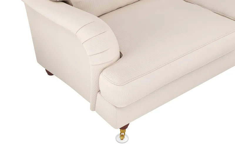 Howard Lyx 6-seters Høyrevendt L-formet Hjørnesofa i Manchester - Beige - Møbler - Sofaer - Howard-sofaer