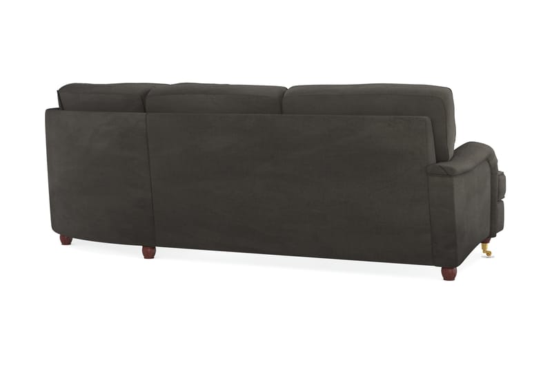 Howard Lyx 6-seters Høyrevendt L-formet Hjørnesofa i Manchester - Mørk grå - Møbler - Sofaer - Howard-sofaer