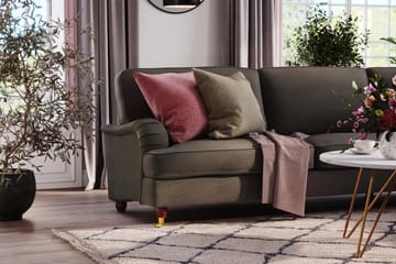 Howard Lyx 6-seters Høyrevendt L-formet Hjørnesofa i Manchester - Mørk grå - Møbler - Sofaer - Howard-sofaer