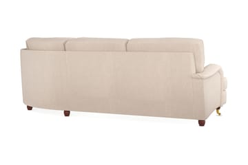 Howard Lyx 6-seters Høyrevendt L-formet Hjørnesofa i Stoff - Beige - Møbler - Sofaer - Howard-sofaer